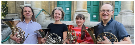 Picture of the four orchestral horn players